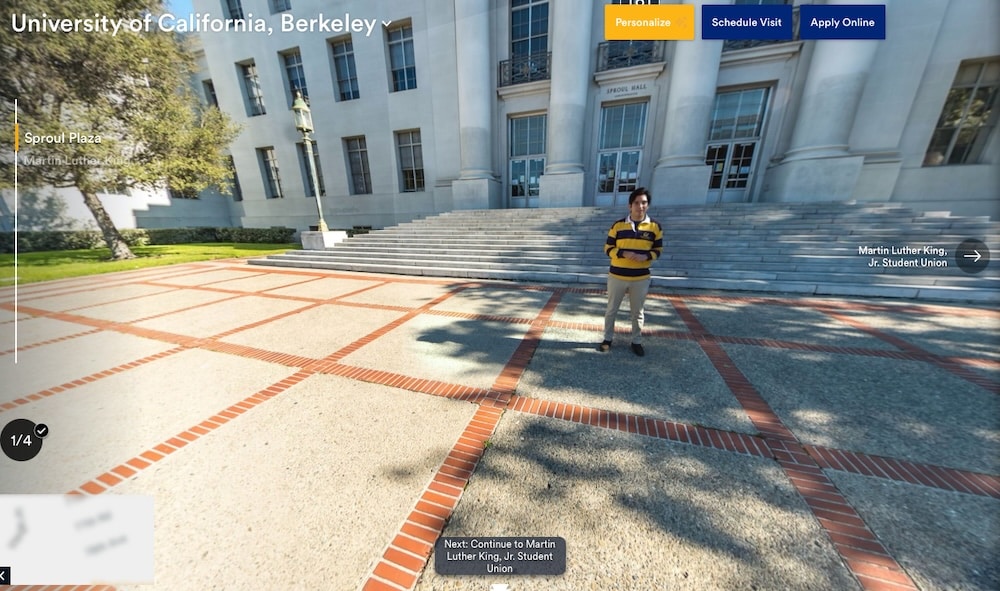 Add a virtual campus tour to your school’s WordPress site