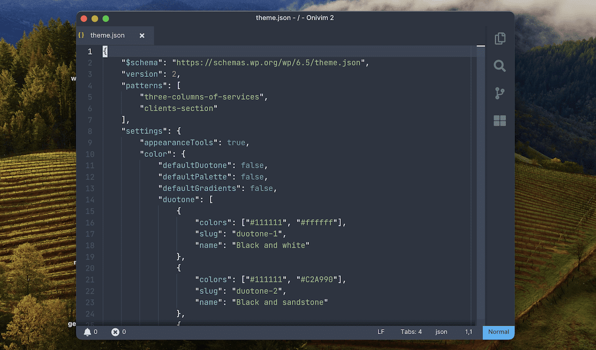 Developing CSS custom properties with theme.json for enhanced WordPress themes