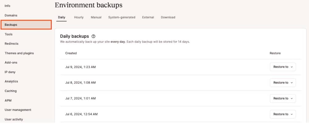 From daily backups to disaster recovery: your guide to Kinsta backup features