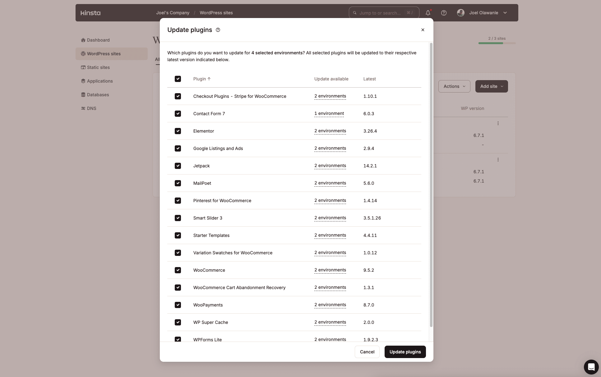 Managing your WordPress sites with shell scripts and Kinsta API