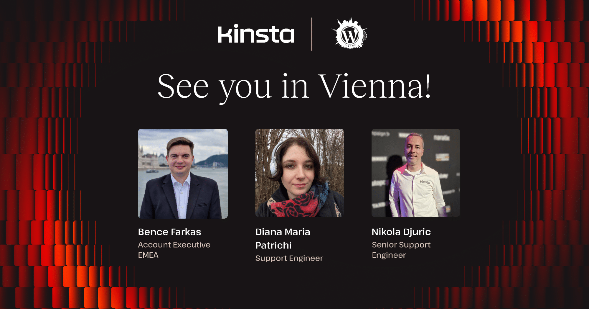 Meet Kinsta at WordCamp Vienna 2025