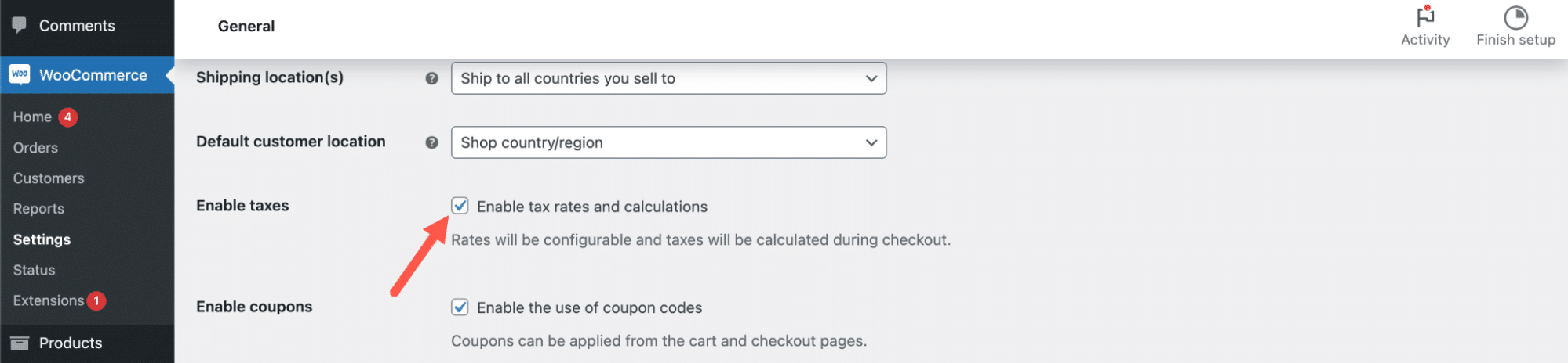 ​​How to set up sales tax on your WooCommerce site